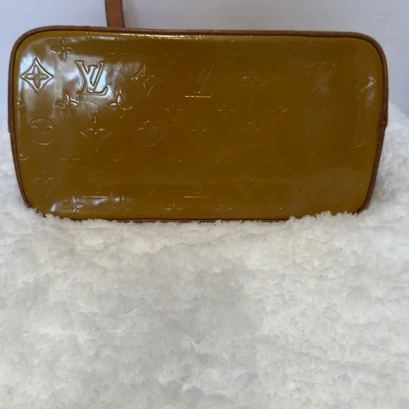 Vintage Louis Vuitton Cognac Monogram Vernis Tote - Picture 9 of 16